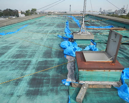 塩ビシート防水施工前