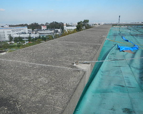 塩ビシート防水施工前